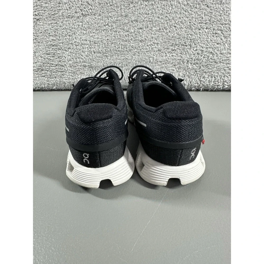 On Cloud 5 Shoes Womens 8.5 Black White Running‎ Athletic Tennis Sneaker - Picture 4 of 7